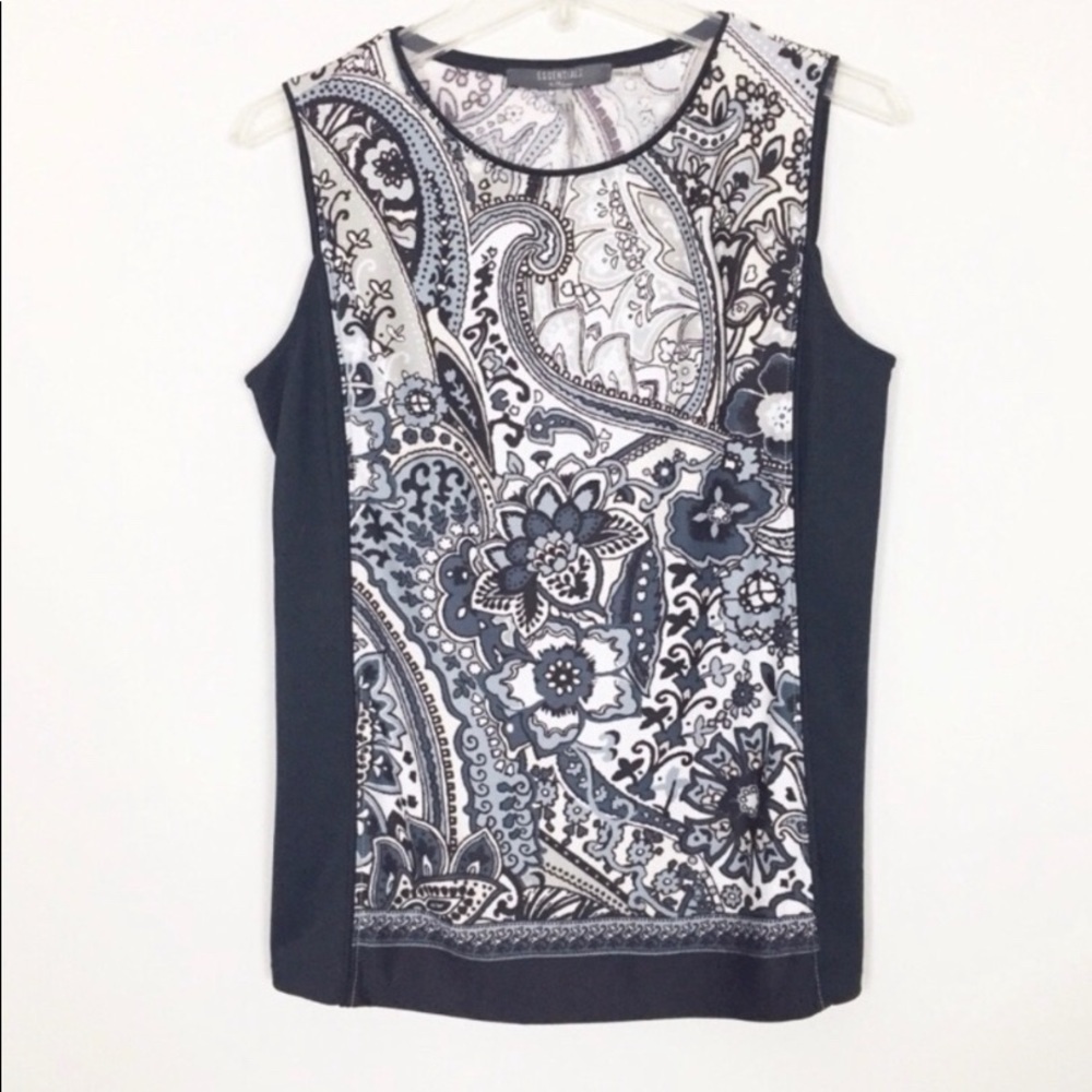 Milano Sleeveless Blouse Black Size S